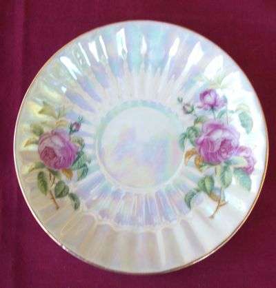 Rose ~ Saucer ~ Mother of Pearl