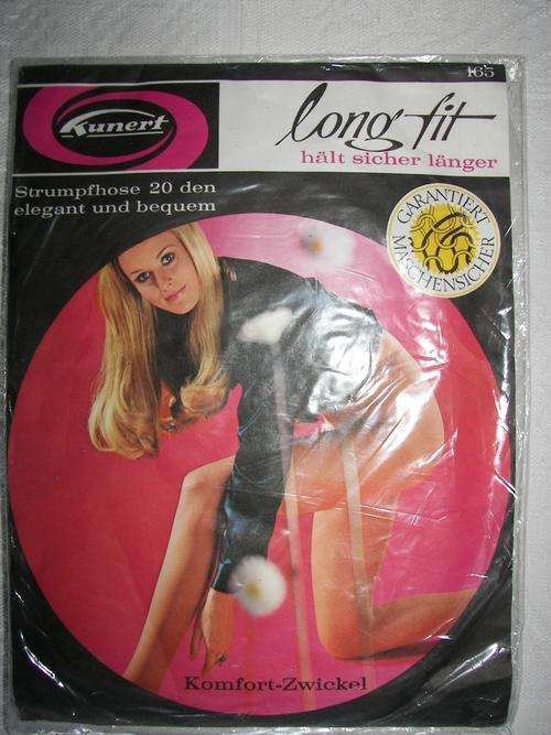VINTAGE FINE STOCKINGS MADE IN GERMANY ORIGINAL PACKAGING SIZE LARGE