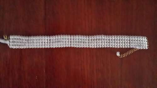 FOUR STRAND FAUX PEARL CHOKER