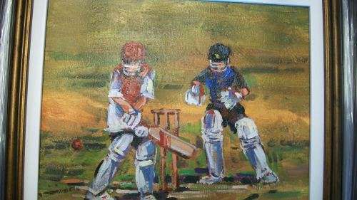 Stefan de Beer oil 'Eye on the ball'