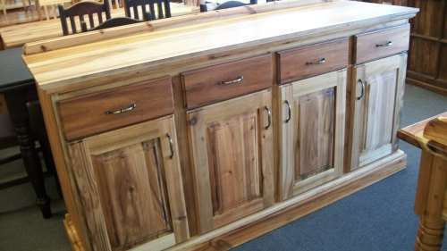 Sideboard with 4 doors made from Blackwood