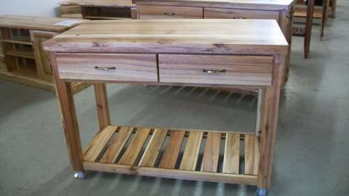 Kitchen Island 1.2m Blackwood