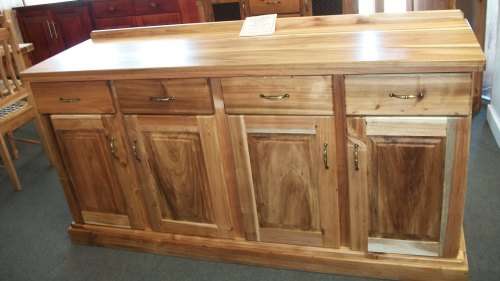 Sideboard with 4 doors made from Blackwood