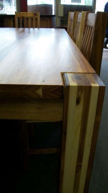 Table 10 seater Blackwood 'Exposed Legs' with 10 Chairs (B/N74)