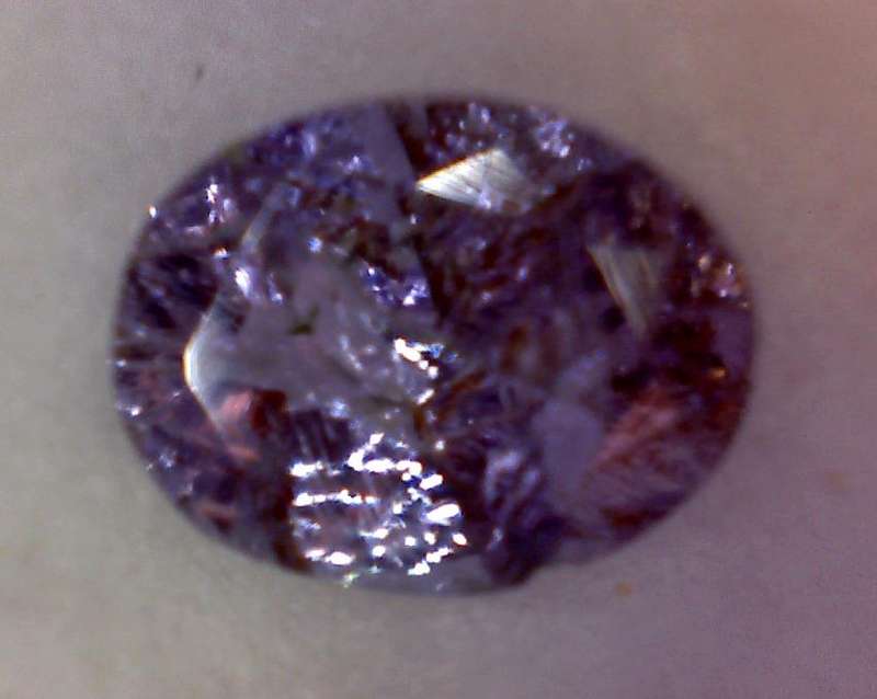 0.45ct 5.2x4.09x2.77mm Oval 100% Natural faceted Tanzanite - Photo of actual gem