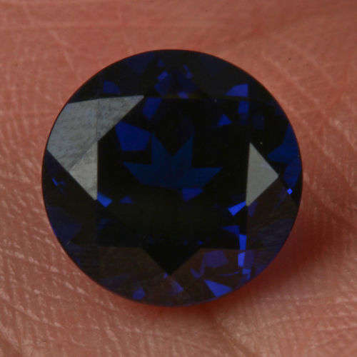 6.670 CT, STUNNING VVS, NATURAL TANZANITE, ROUND CUT, VIOLET BLUE