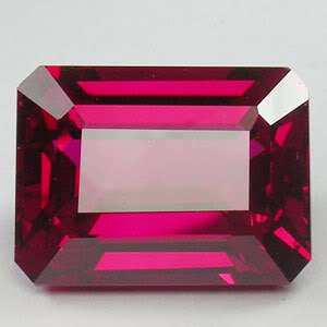 Huge awesome blood red diffusion treated ruby IF 27.250ct 18.00x14.00x9.00mm