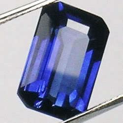 9.35ct  Sapphire - Cornflower Blue - Octagon - Diffusion - Thailand - IF 15x10x6mm