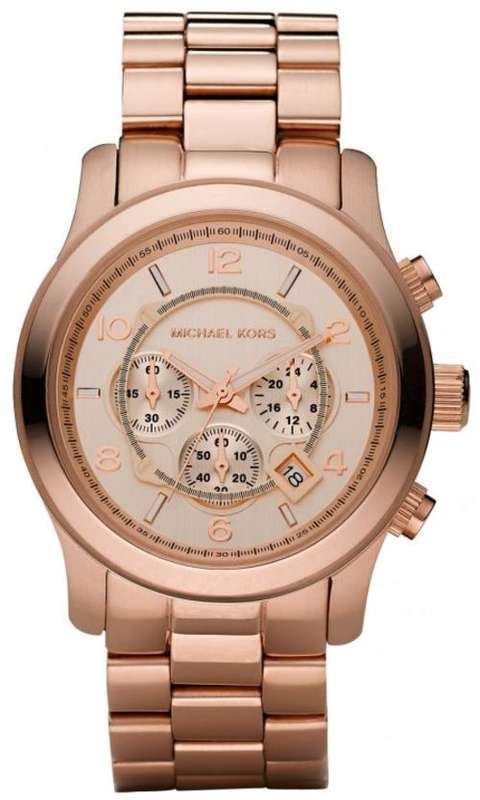 Michael Kors Men's MK8096 Runway Rose-Tone Watch