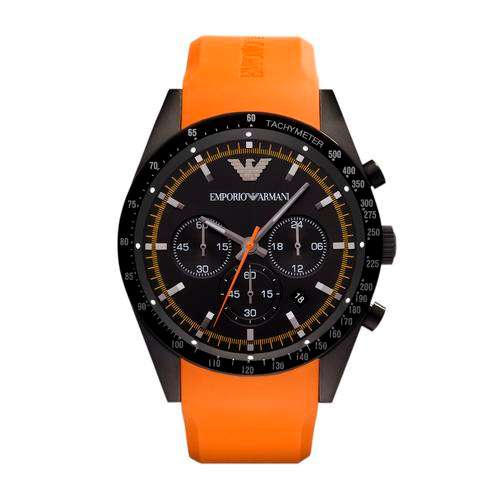 **R5799.99** NEW ARRIVAL !! Mens Emporio Armani ORANGE Chronograph - AR5987