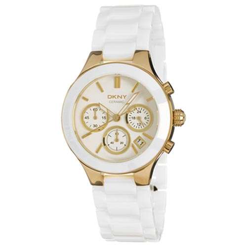 **R4599.99** DKNY LADIES' CERAMIC CHRONOGRAPH WATCH - NY4913