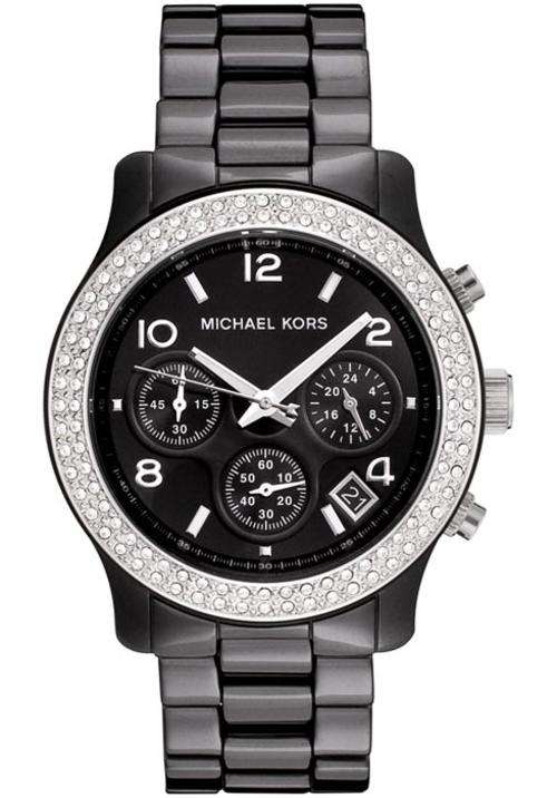 NEW ARRIVAL!! Michael Kors Ladies Black Ceramic Runway  MK5190 ** R4999 **
