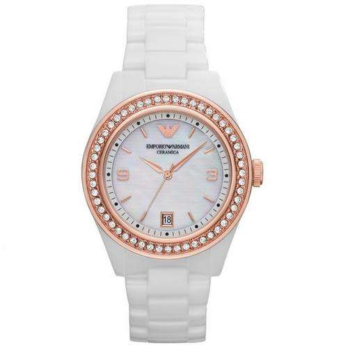 EMPORIO ARMANI LADIES CERAMICA WATCH AR1472