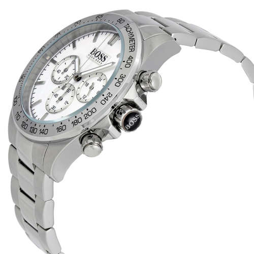 HUGO BOSS Men's Chronograph Ionic White Stainless Steel 1512962