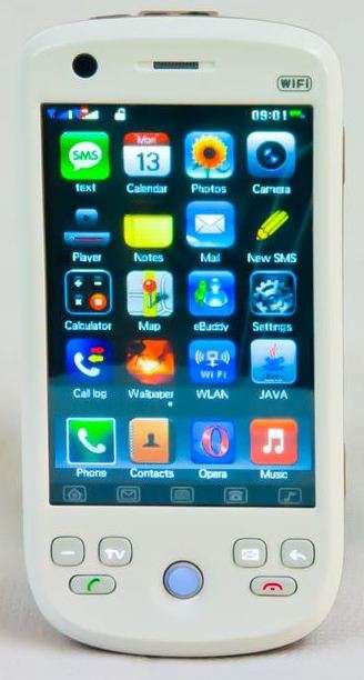 BEST DUAL-SIM & TV PHONE ON THE MARKET !! TOUCHSCREEN. WHITE