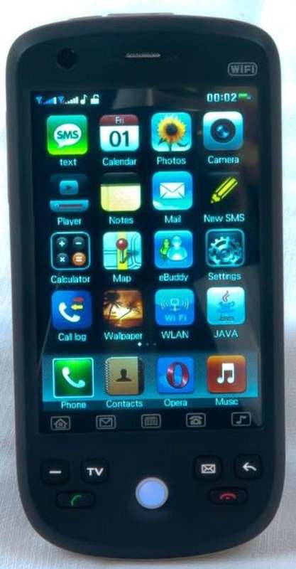 BEST DUAL-SIM & TV PHONE ON THE MARKET !! TOUCHSCREEN. MAGIC BLACK