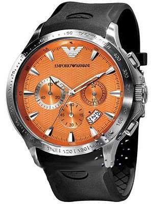 **R4799.00** NEW RELEASE!! Mens Emporio Armani - Orange Dial AR0652
