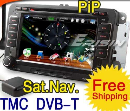 7 Inch HD Touch Screen Car DVD GPS TMC TV iPod special for VW Golf 5/6