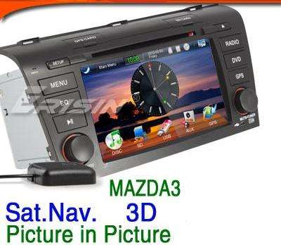 Car DVD GPS iPod TV HD for Mazda 3 - 2004 to 2009 - FREE MAPS!!!!!