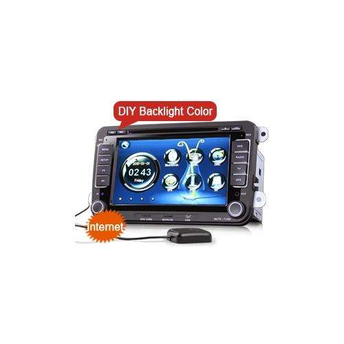 7"Screen DVD GPS wifi/3G iPOD TV for VW GOLF/ Scirocco and more with Dash Display + FREE MAPS!!!!!
