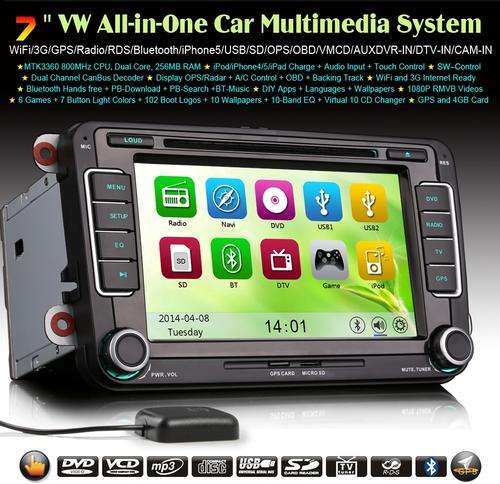 7" VW DVD GPS 3G DVR UNIT GOLF / POLO / JETTA / AMAROK / TRANSPORTER + FREE MAPS!!!