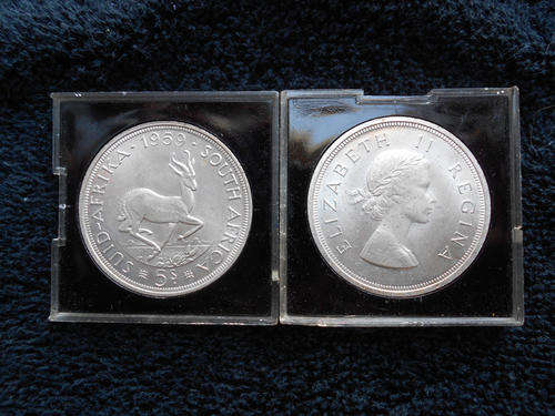 Coin - 1959 South African Crown (5s)
