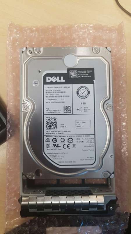Dell 4TB 3.5" SAS 12Gb/s 7.2K RPM