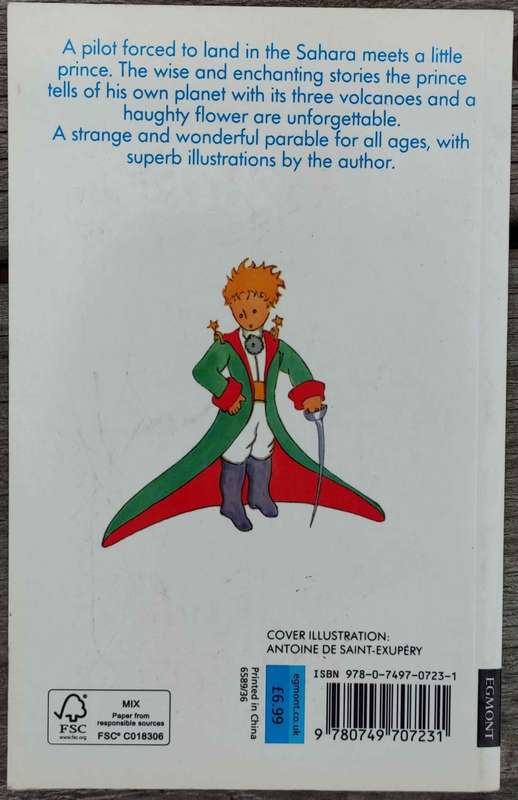 The Little Prince by Antoine De Saint-Exupery