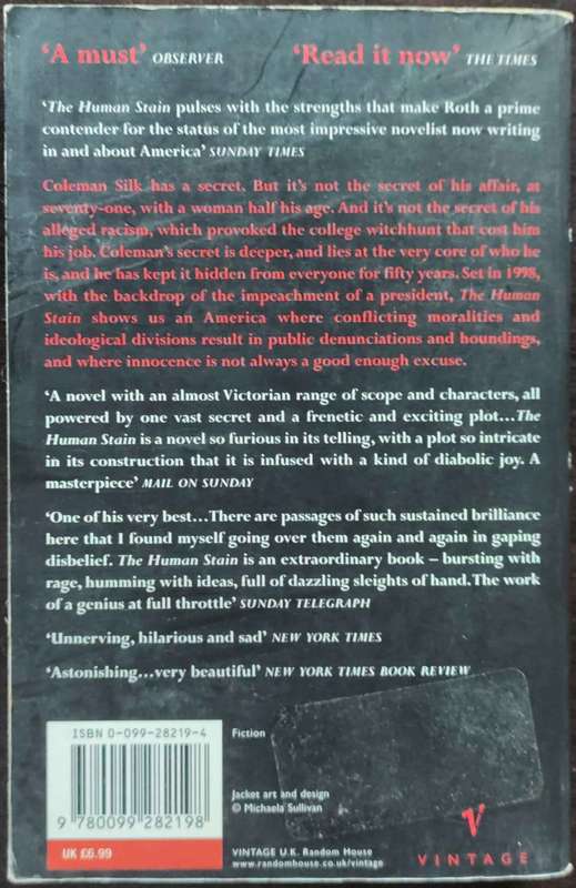 The Human Stain by Philip Roth