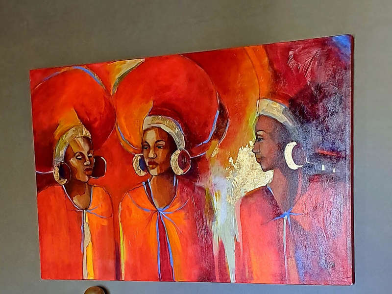 WL Eaton OIL ON CANVAS Painting