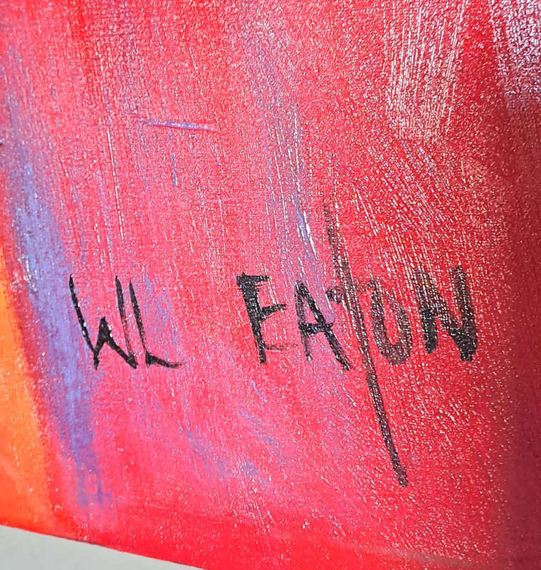 WL Eaton OIL ON CANVAS Painting