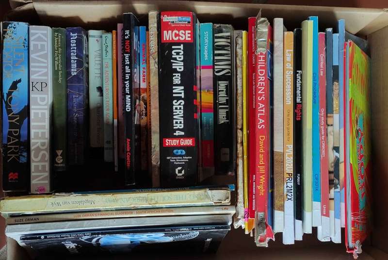Box of Random books