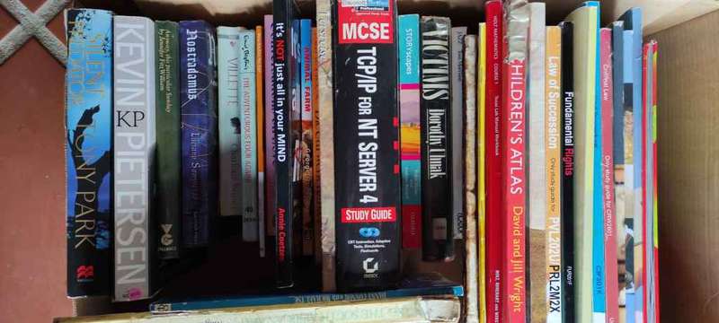 Box of Random books