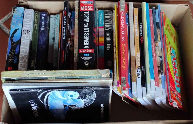 Box of Random books