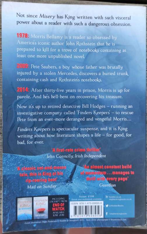 Finders Keepers by Stephen King