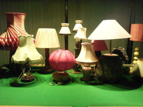 various old lamps