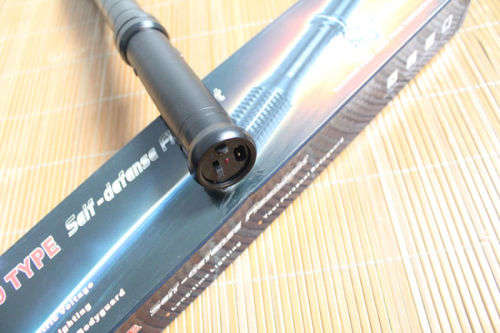 1109 STUN GUN | ALUMINUM ALLOY RECHARGEABLE STUN GUN WITH TORCH | 1300000V