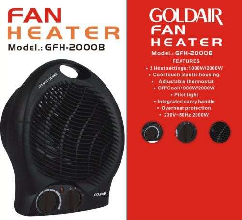 Sunbeam Upright Fan Heater (GFH-2000A)