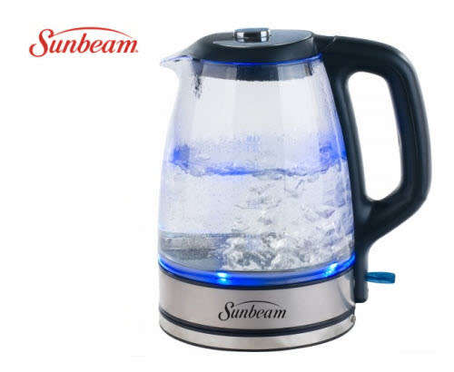 Sunbeam SDGK-170 1.7L Designer Glass Cordless Kettle