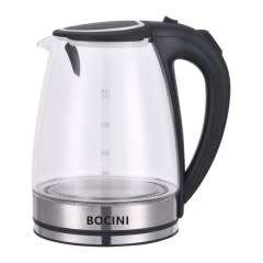 BOCINI 2.0L Glass Kettle with Blue LED