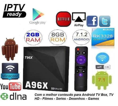 NEXBOX SMART TV BOX,TV BOX ANDROID,A96X 4K SMART ANDROID TV BOX MEDIA PLAYER (NETFLIX, WIFI, KODI)