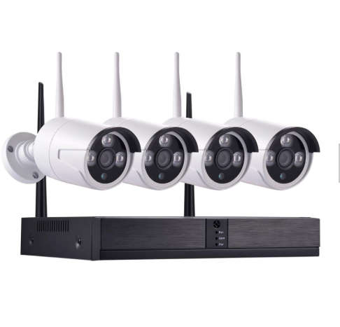 4 CHANNEL 1080P Full HD security Wifi IP Camera with Nvr Kit ctv system wireless