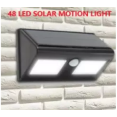 DOUBLE PANEL , 48 LED SOLAR SENSOR LIGHT / PIR MOTION DETECTION