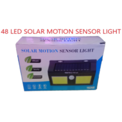 DOUBLE PANEL , 48 LED SOLAR SENSOR LIGHT / PIR MOTION DETECTION