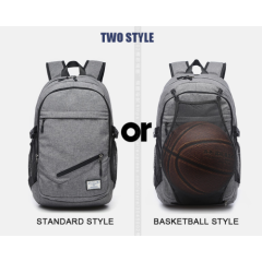 USB CHARGE CANVAS FASHION BACKPACK