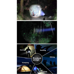 Waterproof LED Headlight With Flashlight