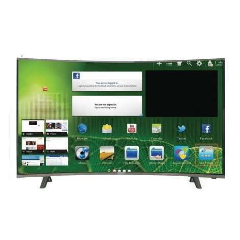 JVC 55" Curved LED Ultra HD Smart TV