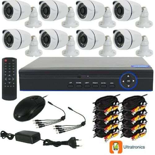 AHD KIT 8 CHANNEL 1080P 5MP
