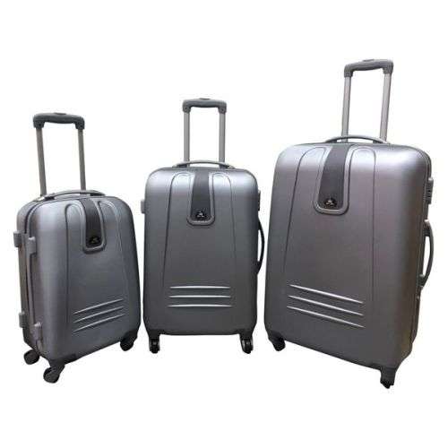 Blue Star 3 Piece Sleek Design Luggage Set