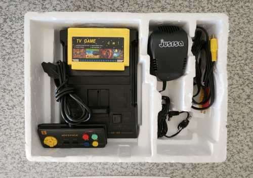Good Boy Computer Game (GB-100) + 4 in 1 Game Cartridge (RETRO) [8-bit]